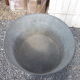 Bassine ronde en zinc