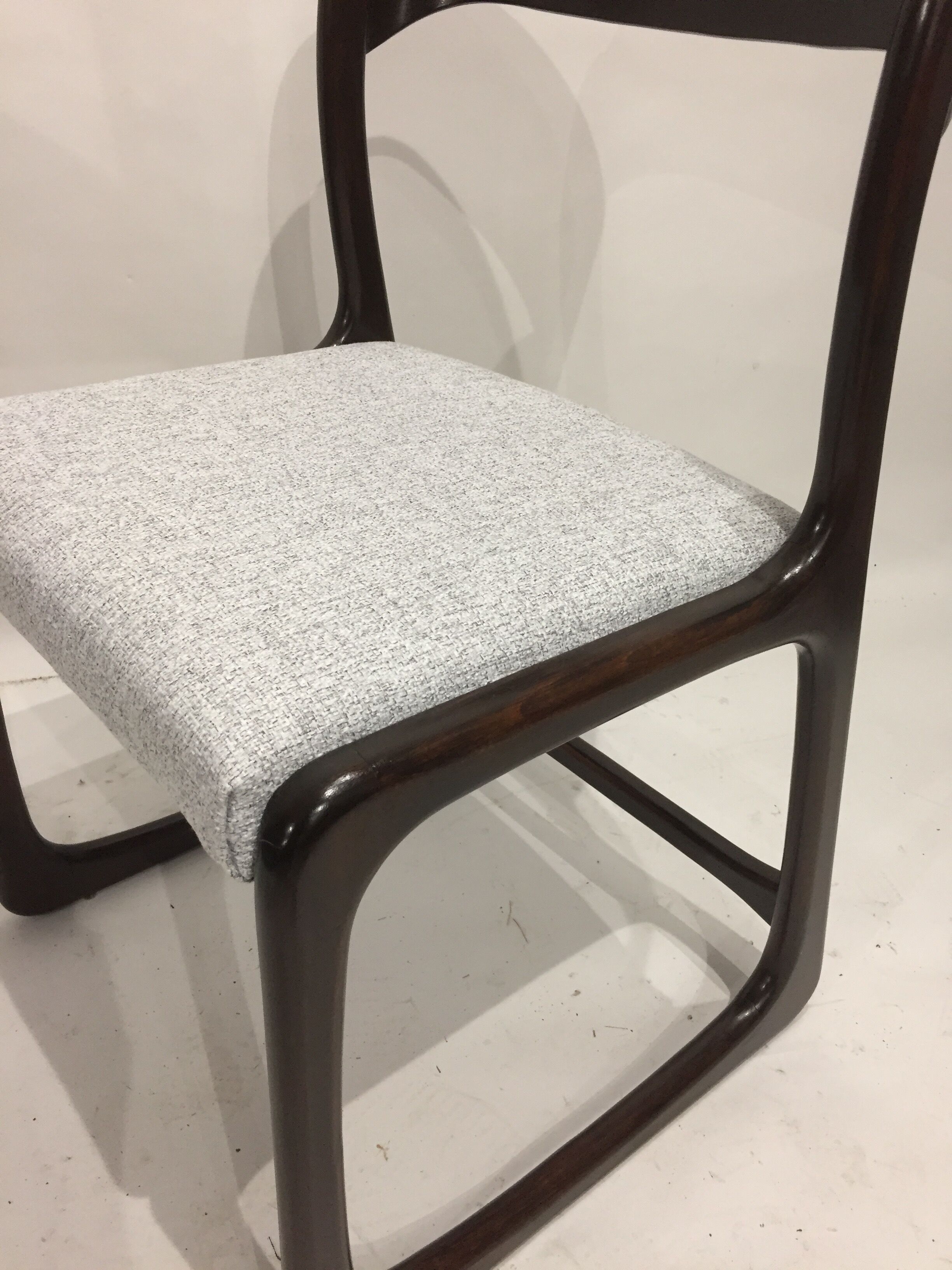 Series of 4 Retaped Baumann Chairs