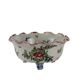 Antique coupe in majolica by Molaroni, Pesaro manufacture, Italy, late 19th century.