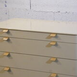 Lacquered semainier published by Interlübke 70s