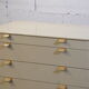 Lacquered semainier published by Interlübke 70s