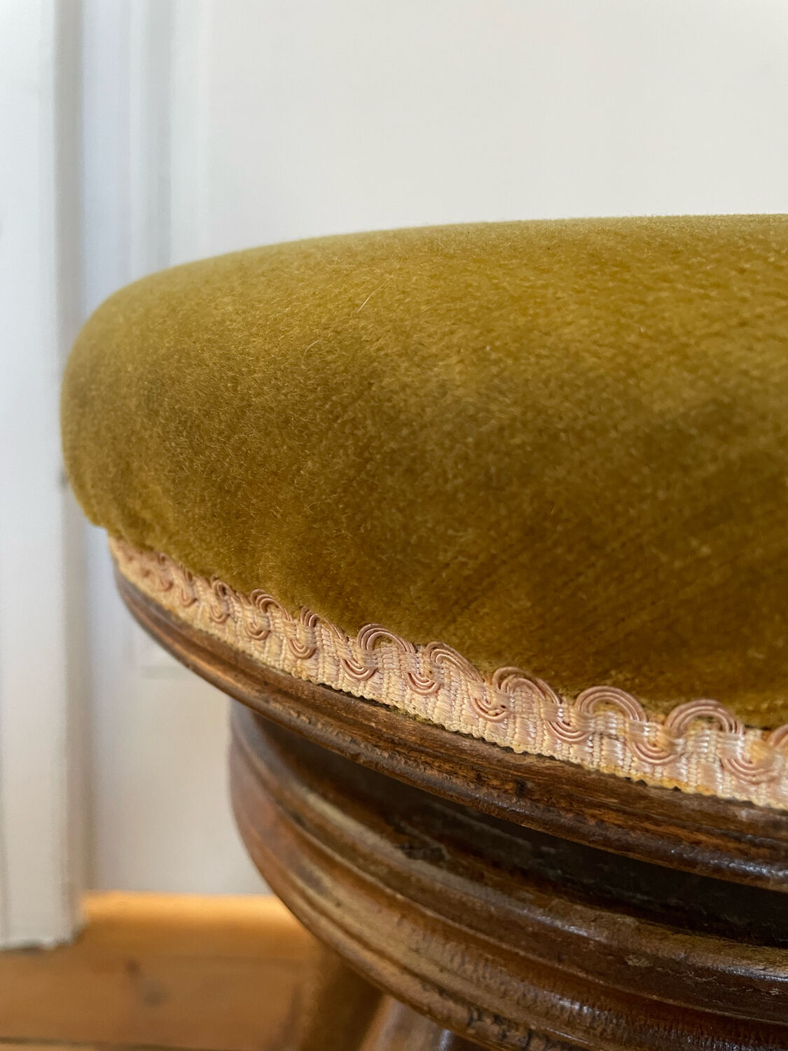 Old piano stool Napoleon III XIXth