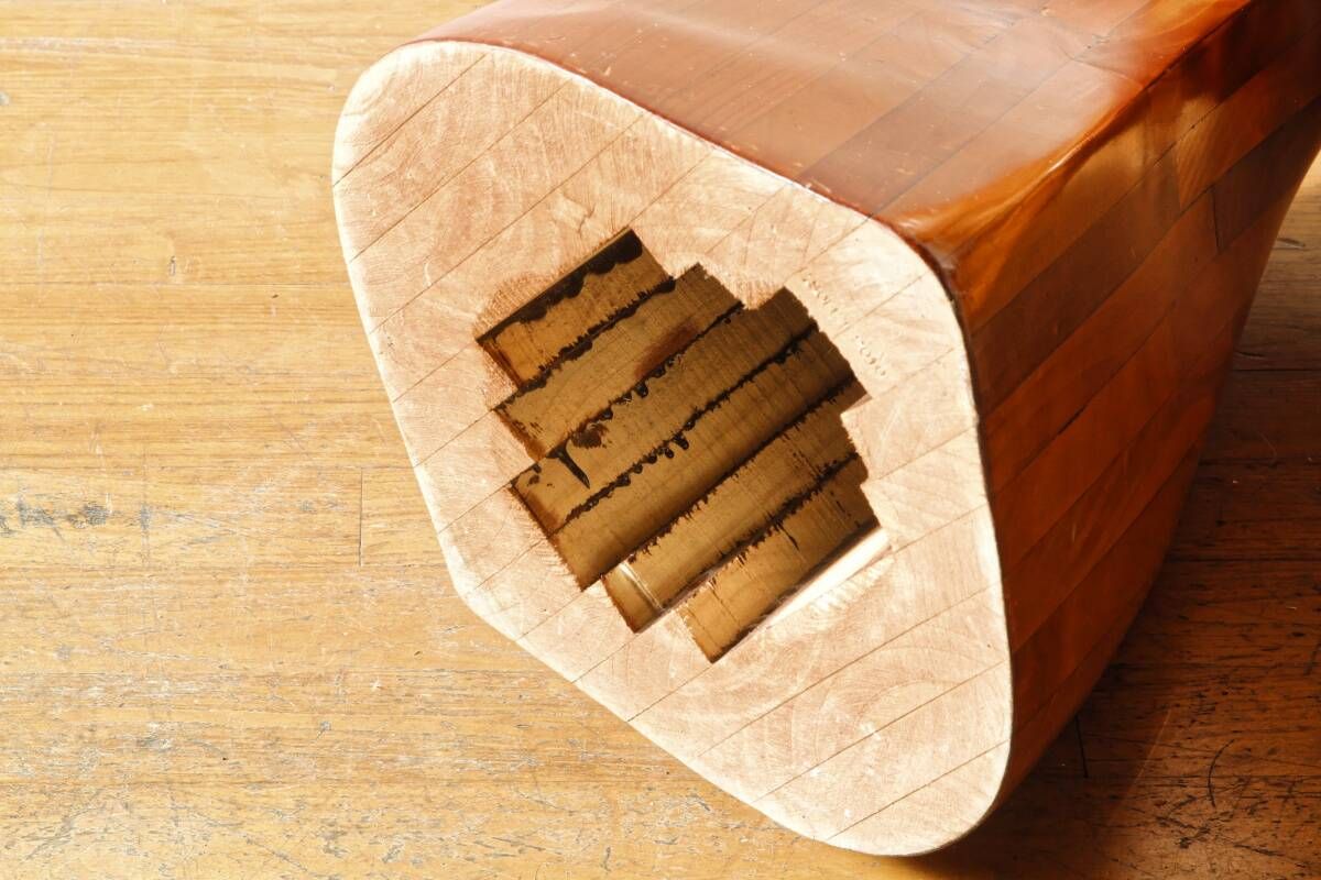 Tabouret queue de baleine, design Polyte Solet, La Sterne