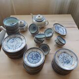 Vaisselle chinoise en porcelaine dite graine de riz  des années 50