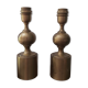 Pair of brass lamps 70s