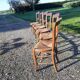 6 chaises anciennes paillées en fruitier