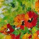 Bouquet de fleurs huile sur toile tableau