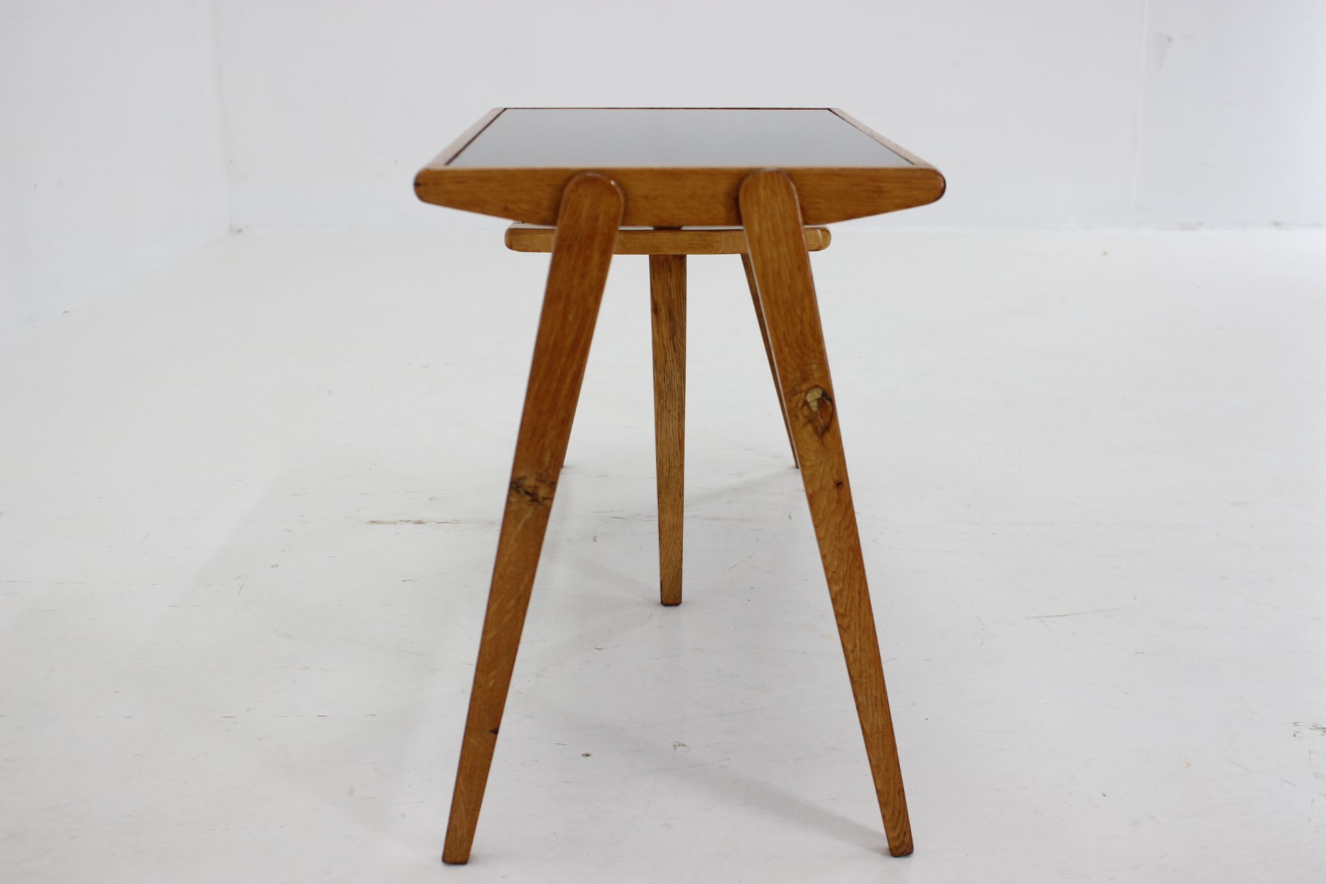1960s Oak Side Table by Krasna Jizba ,Czechoslovakia