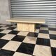 Vintage travertine coffee table