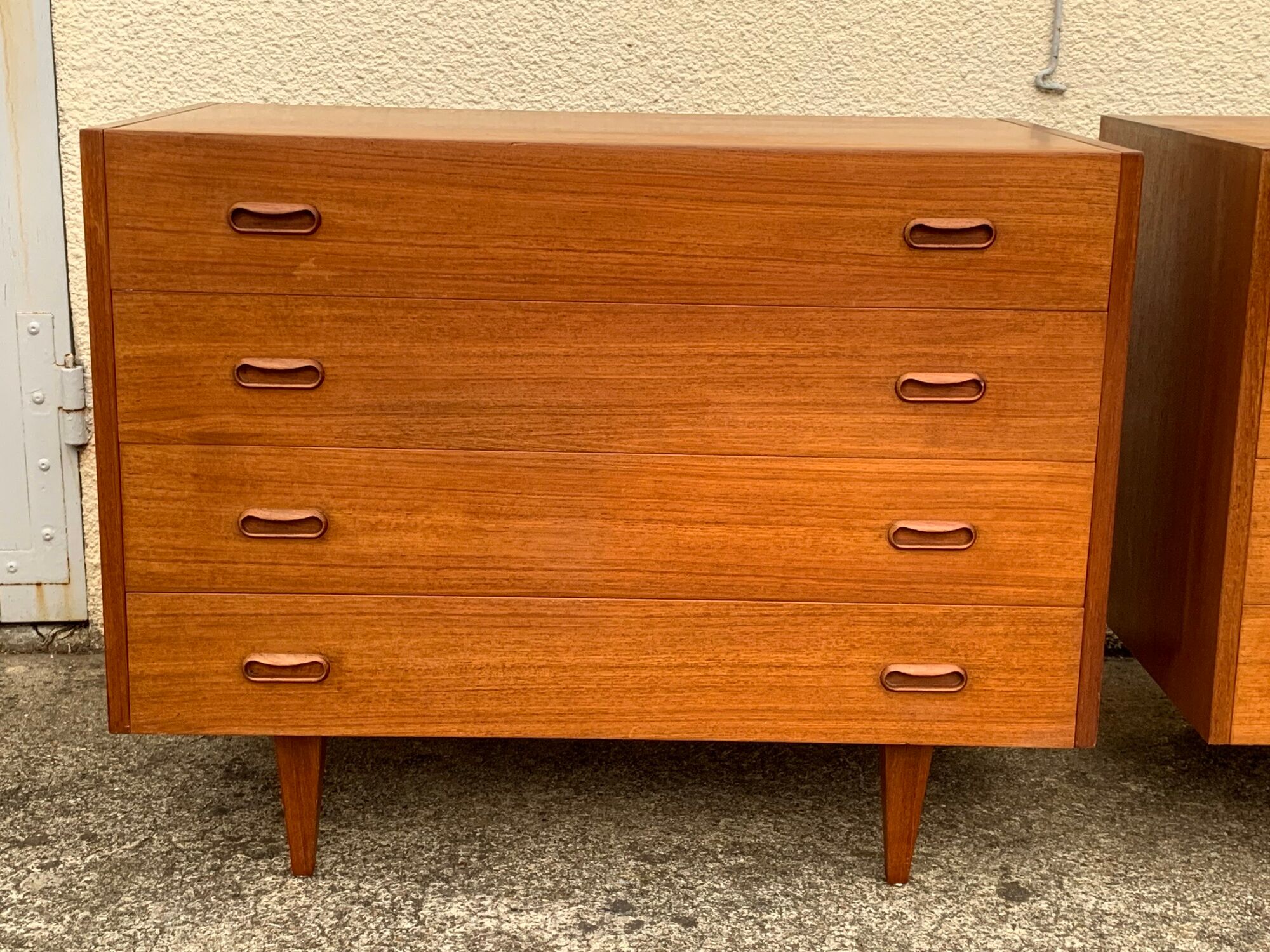 Pair of Scandinavian teak chests of drawers 1960