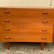 Pair of Scandinavian teak chests of drawers 1960