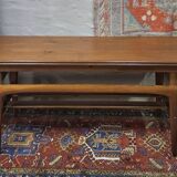 Metamorphic dining / coffee table in teak by Kai Kristiansen, Denmark 1960s