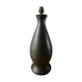 Ceramic lamp signed M Drillon, Saint Amand en Puisaye