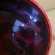 Orange infrared lamp by Condel / vintage 70s
