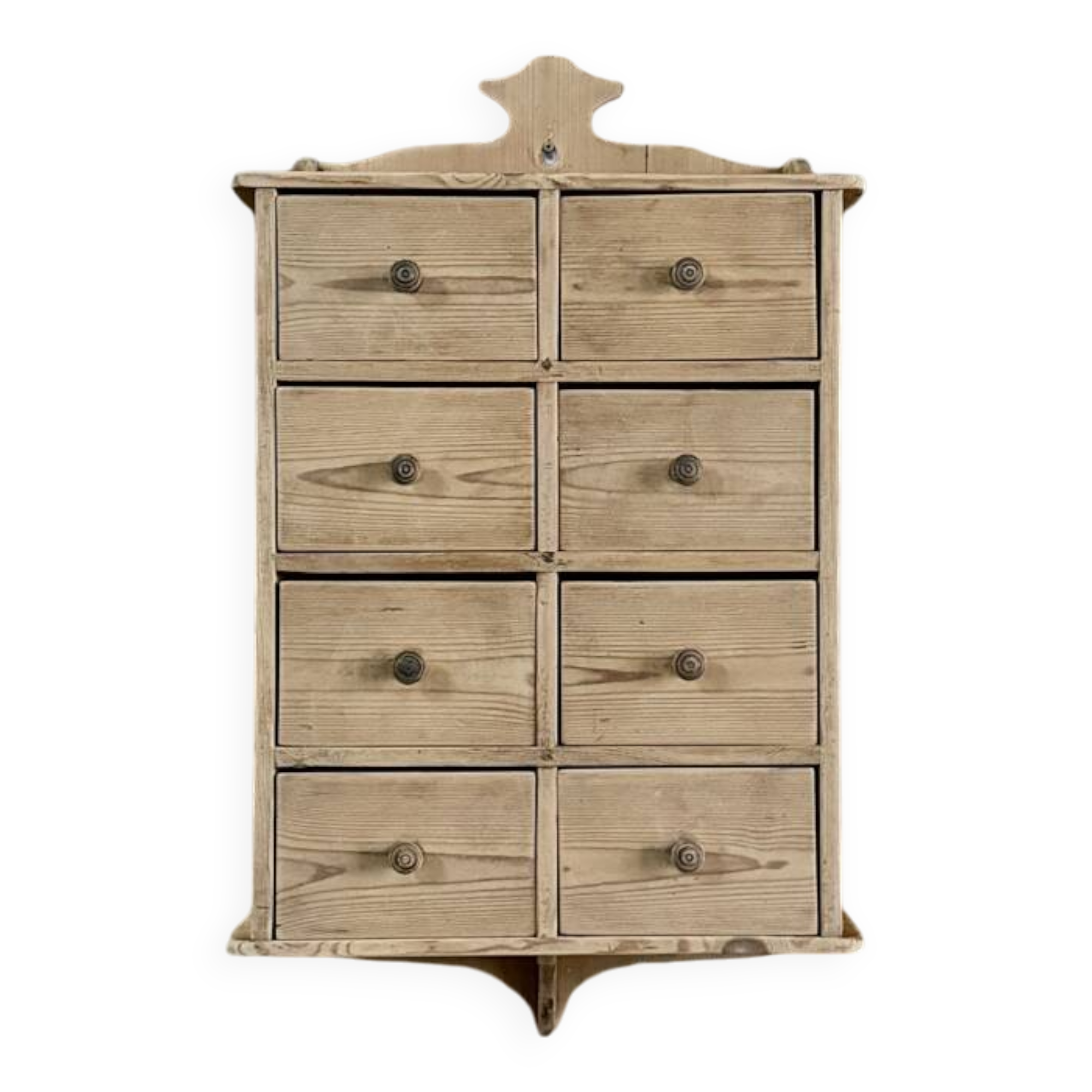 Hanging craft cabinet with drawers