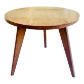 Petite table basse tripode vintage, années 60