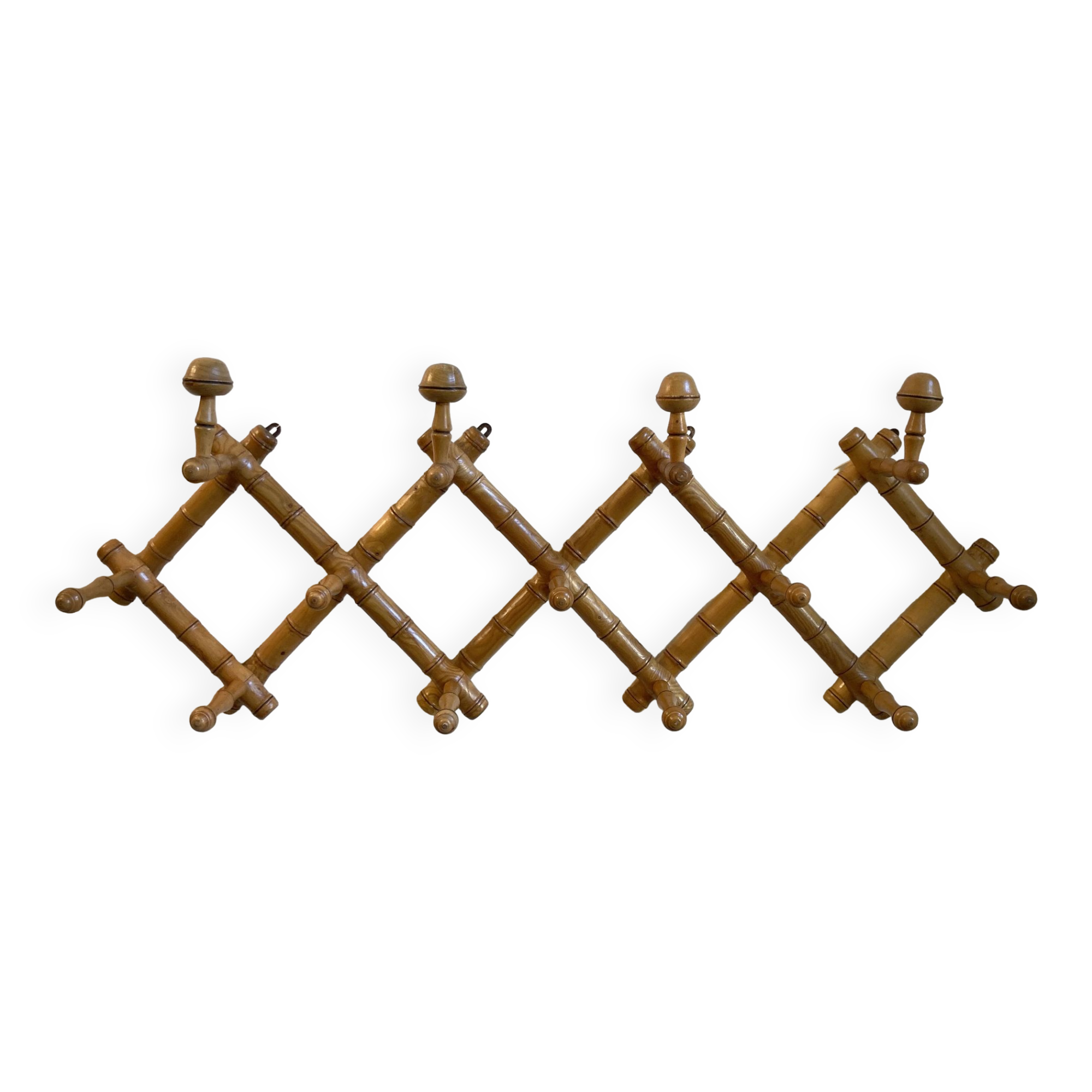 Porte-manteau ancien à 13 patères