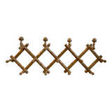 Old coat rack with 13 hooks