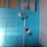 Lampadaire des années 70 en alu brossé