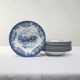 Series of 10 vintage hollow plates by Johnson Bros, made in England