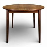 Table scandinave en teck avec allonge