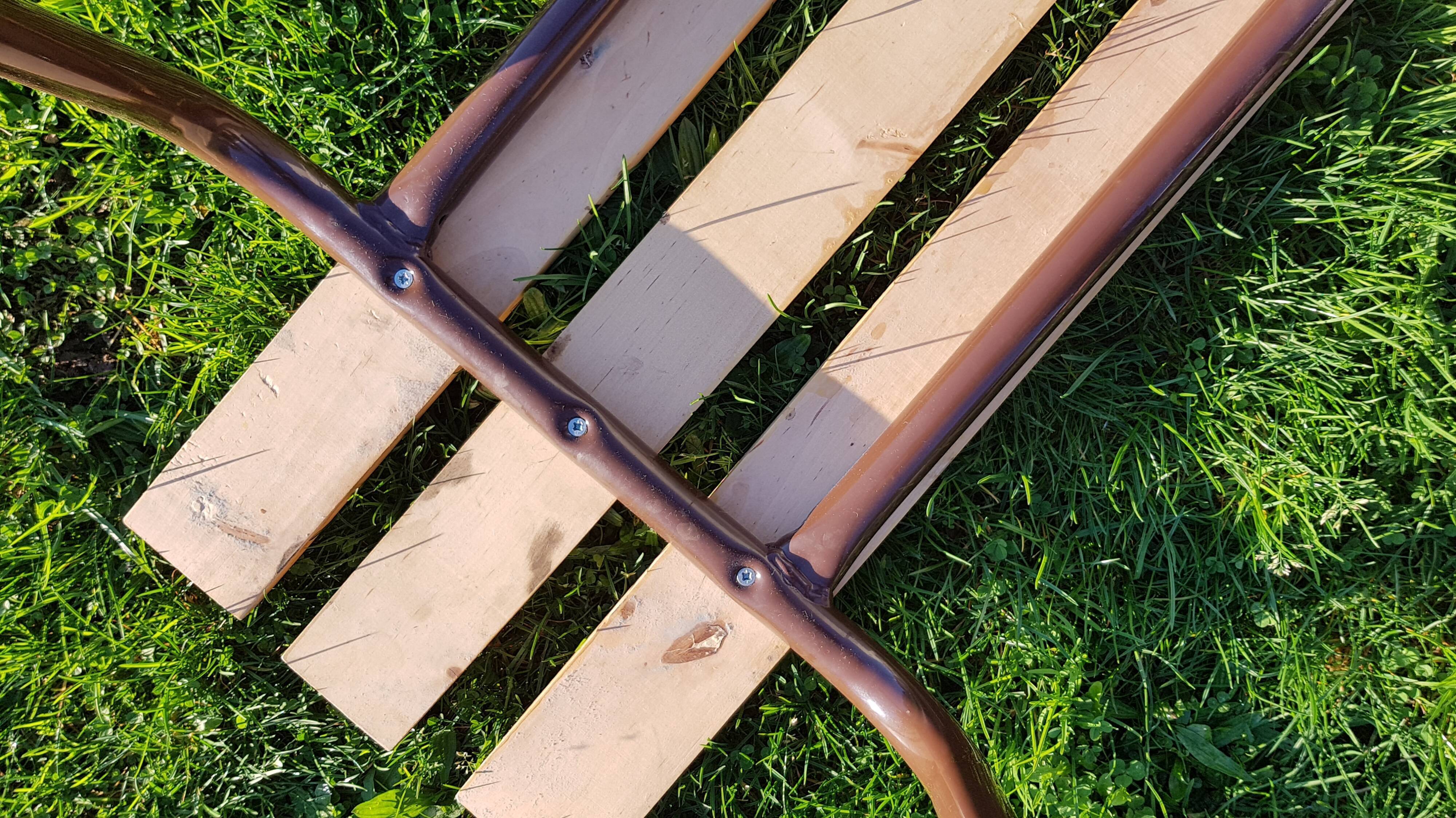 Pair of benches of school children