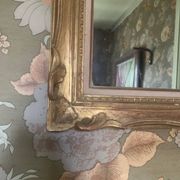 Miroir mural doré cadre Montparnasse vintage