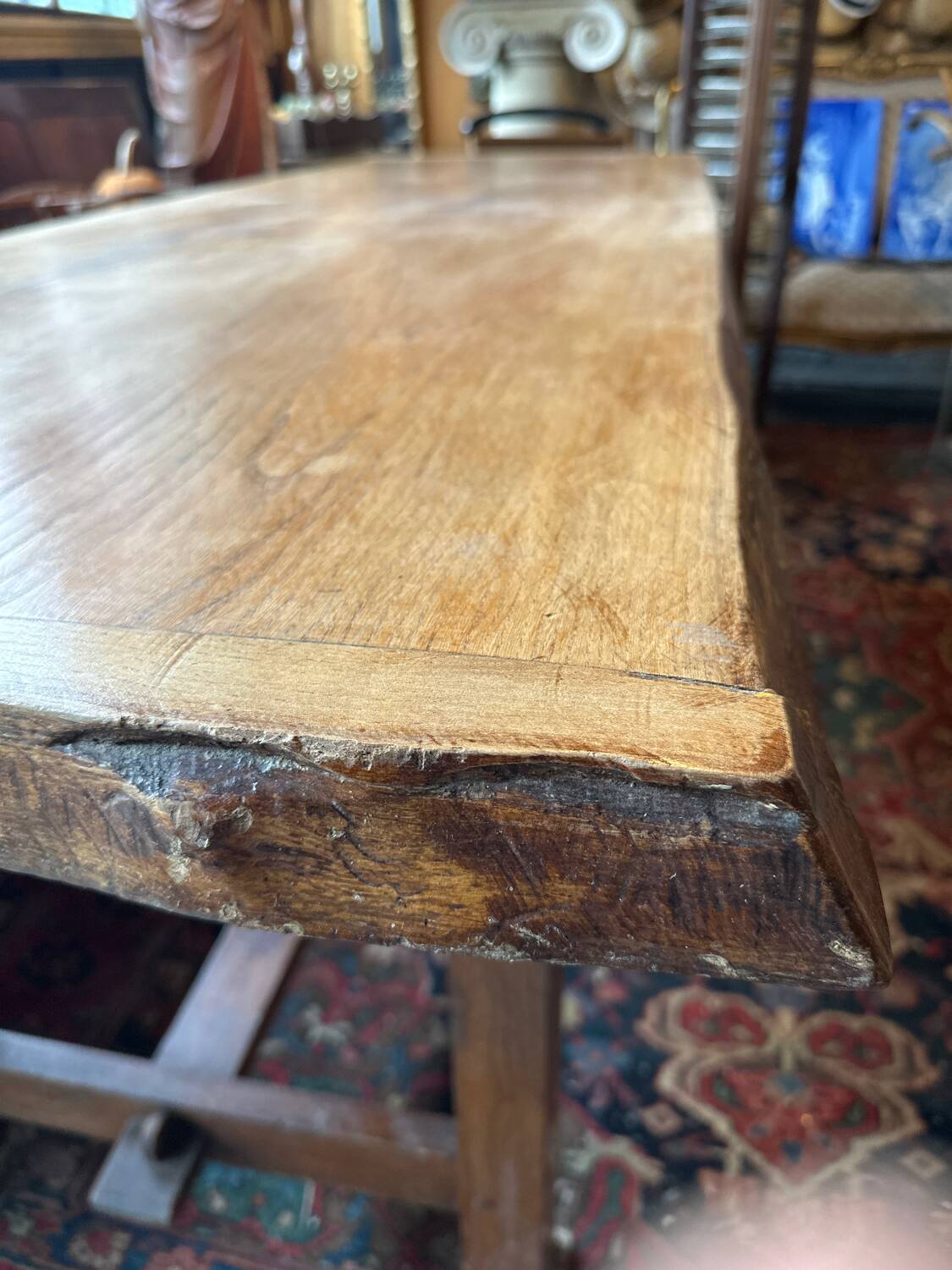 Oak farmhouse table