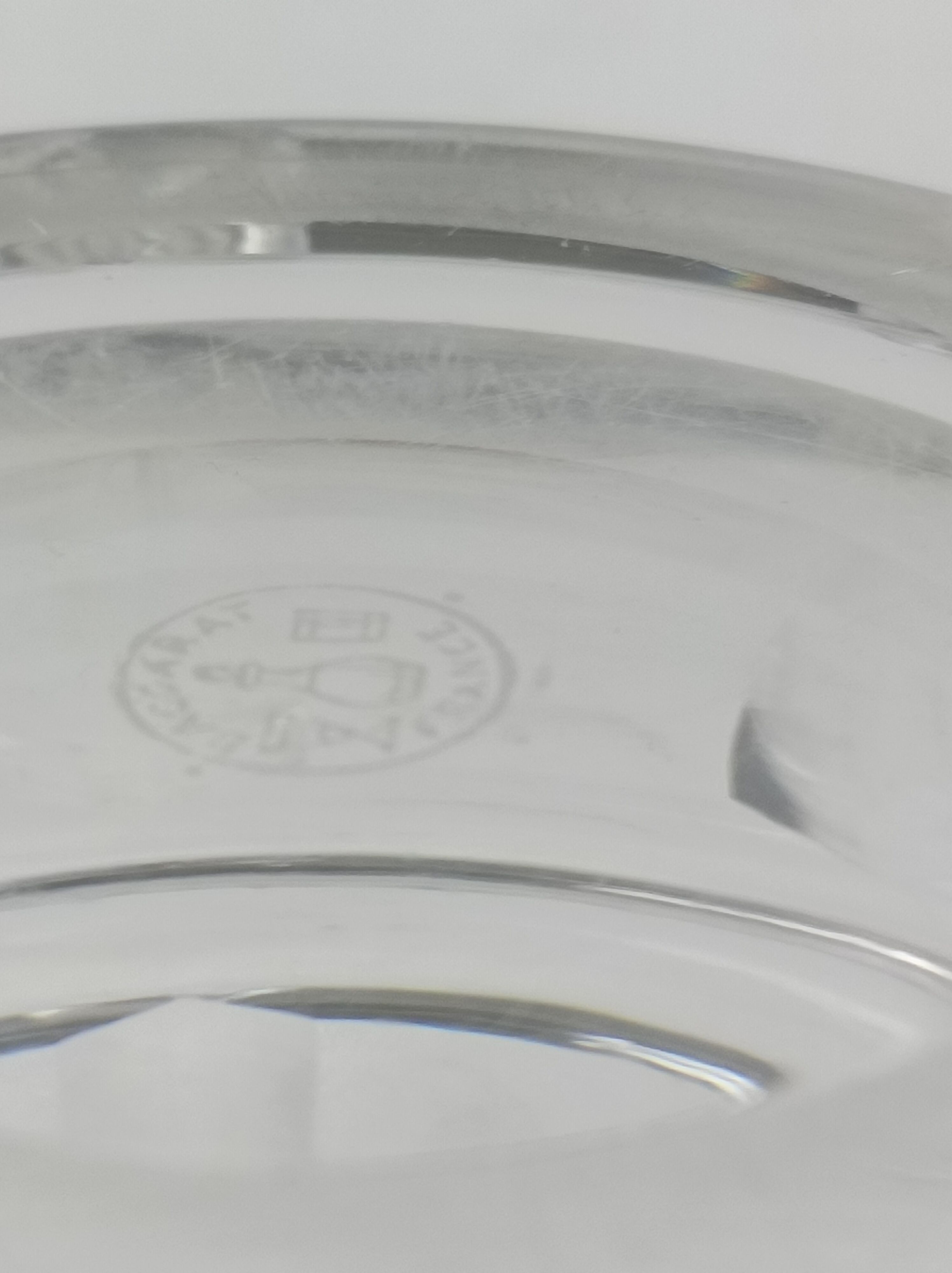 Baccarat vase ball art-deco