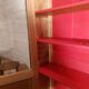 Bookcase louis Philippe patinated black.