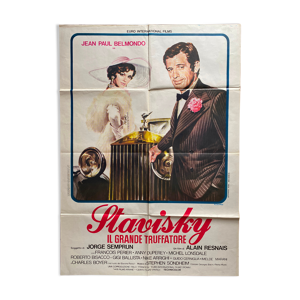 Affiche cinéma originale Stavisky