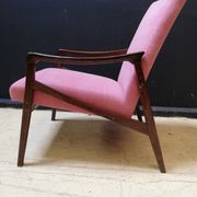 Pair of armchairs pink, czech