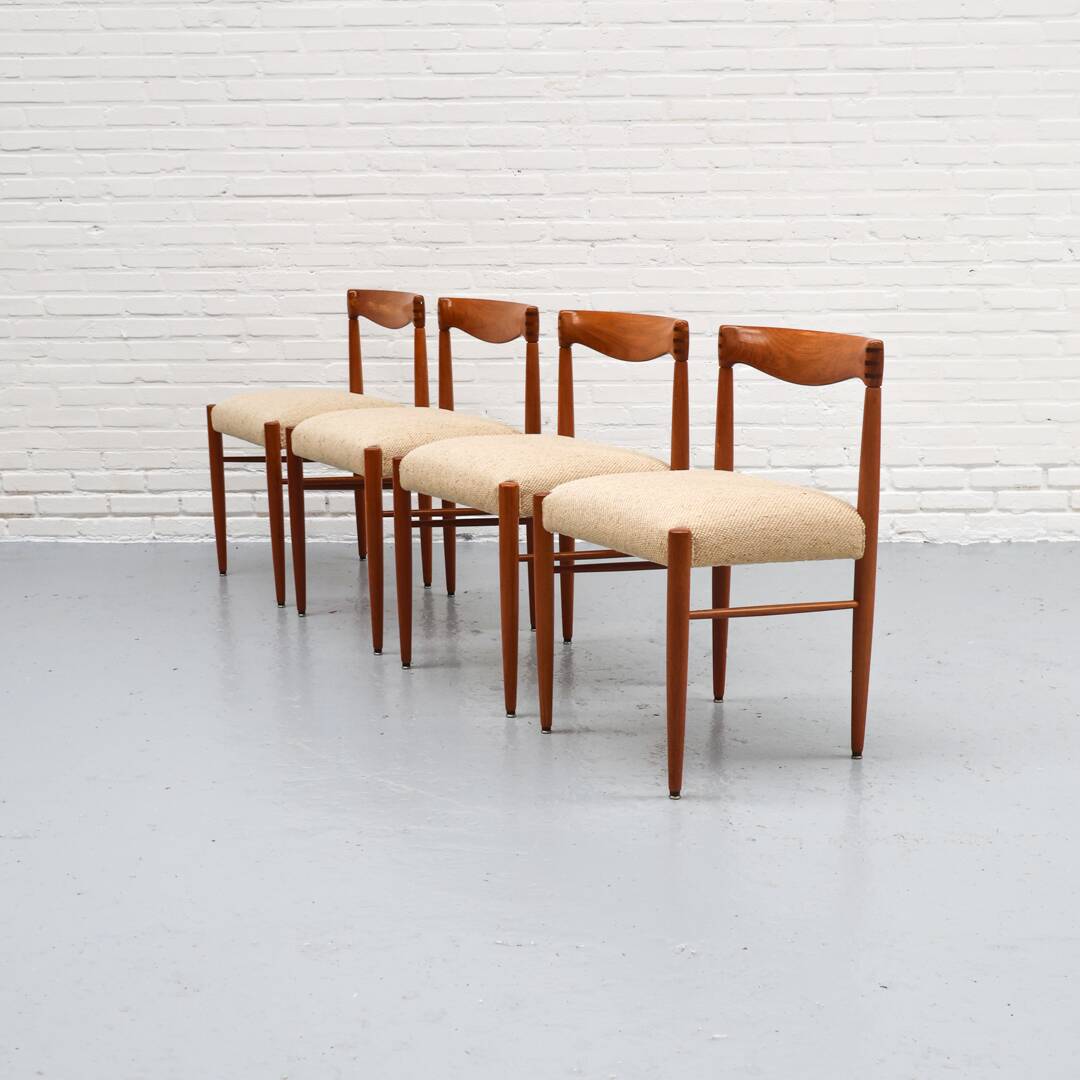 Teak Dining Chairs by H.W. Klein for Bramin 1960s