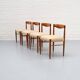 Teak Dining Chairs by H.W. Klein for Bramin 1960s