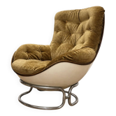 Fauteuil de Michel Cadestin, années 70, retapissé
