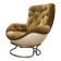 Armchair by Michel Cadestin, 1970s, reupholstered.