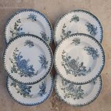 6 Margot Terre de Fer soup plates