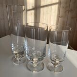 Service de verres à pied