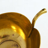 Large brass fruit bowl