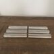 Vintage knife holders of 6, in glass