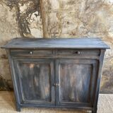 Parisian buffet in its blackened patina