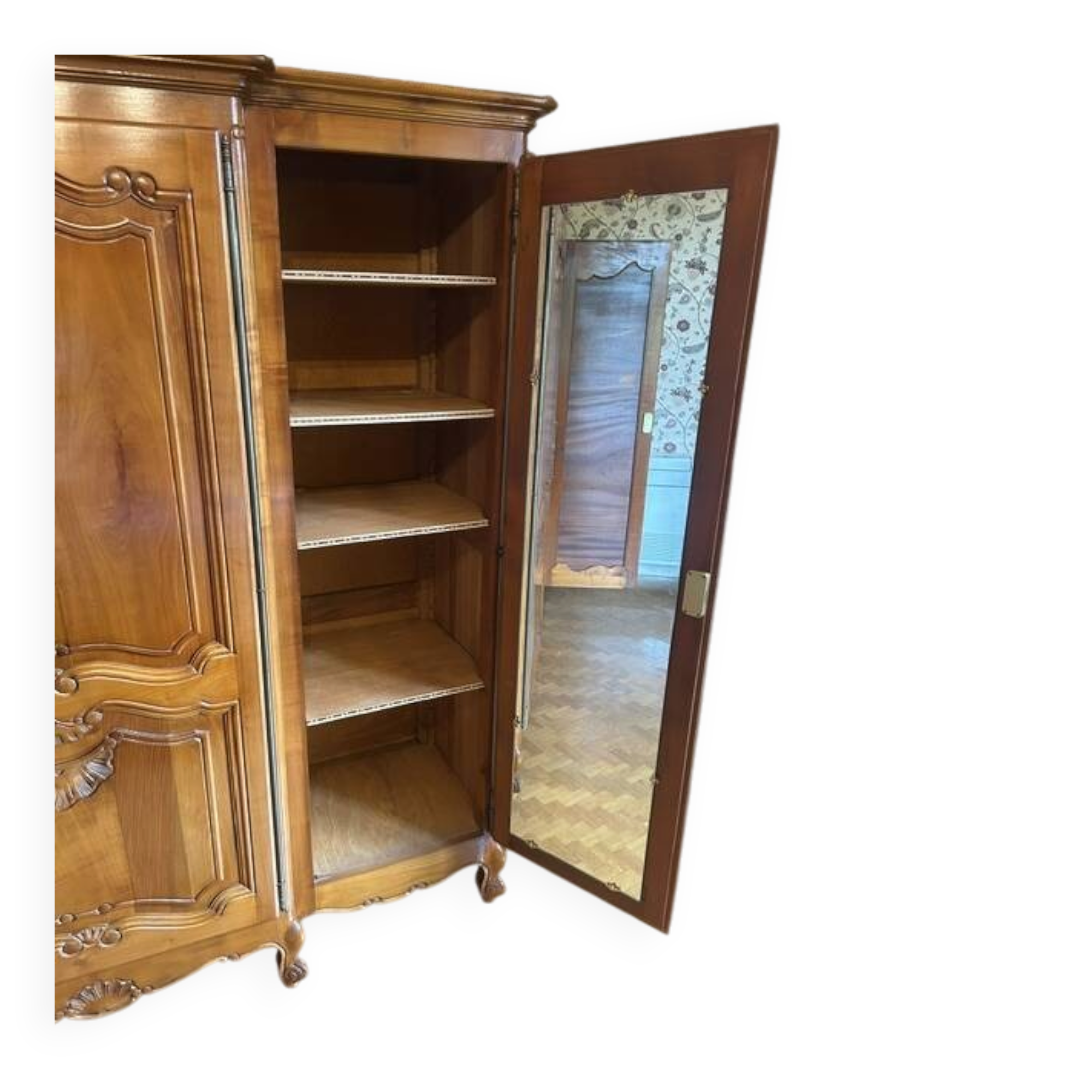 Armoire style Louis 14 - Regence 3 portes