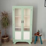 Art Deco glass cabinet 50s