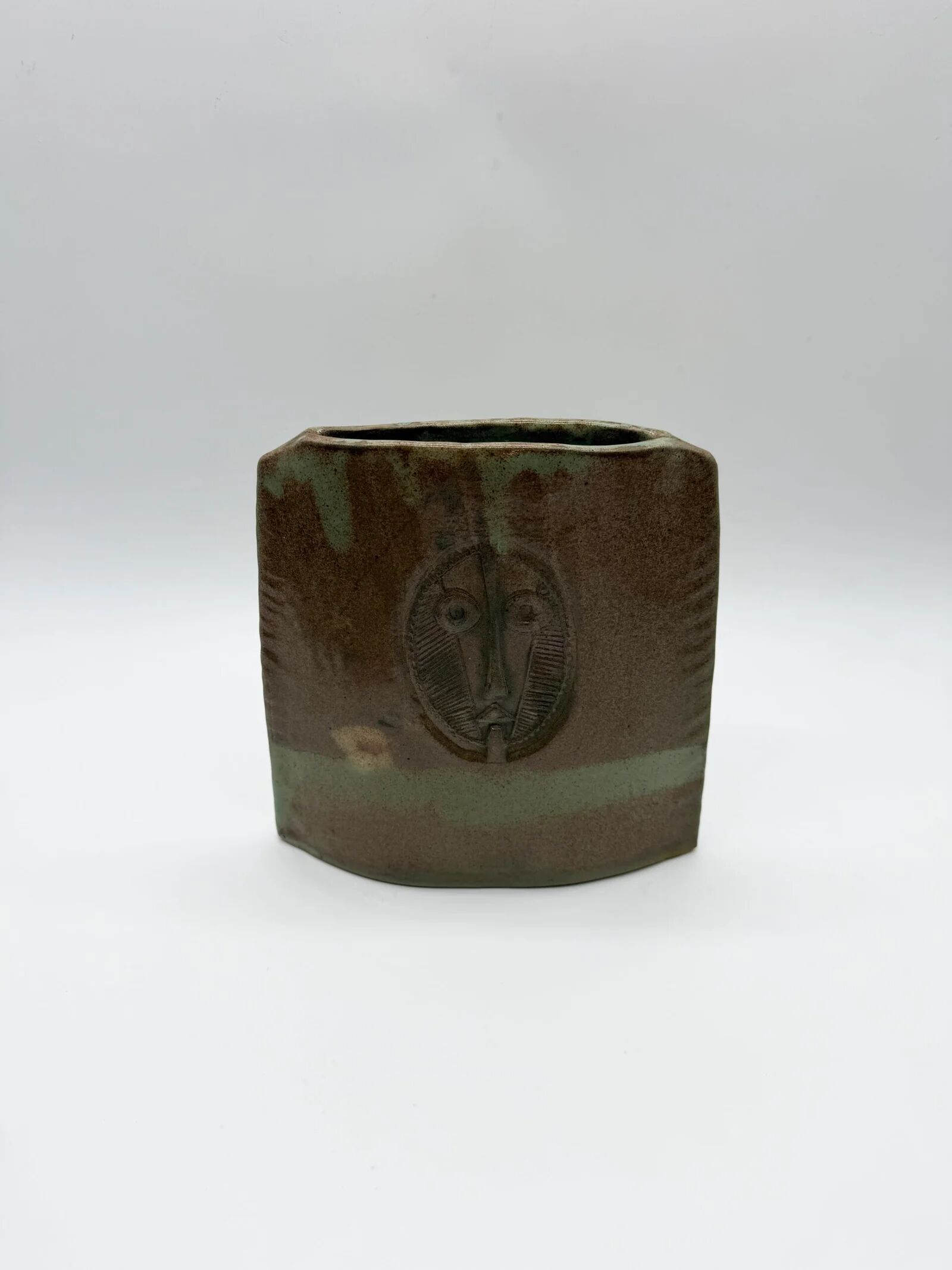 "Totem" vase signed by Anthony Pitot – unique piece, 1980s
