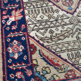 Antique Tabriz carpet 126x76cm