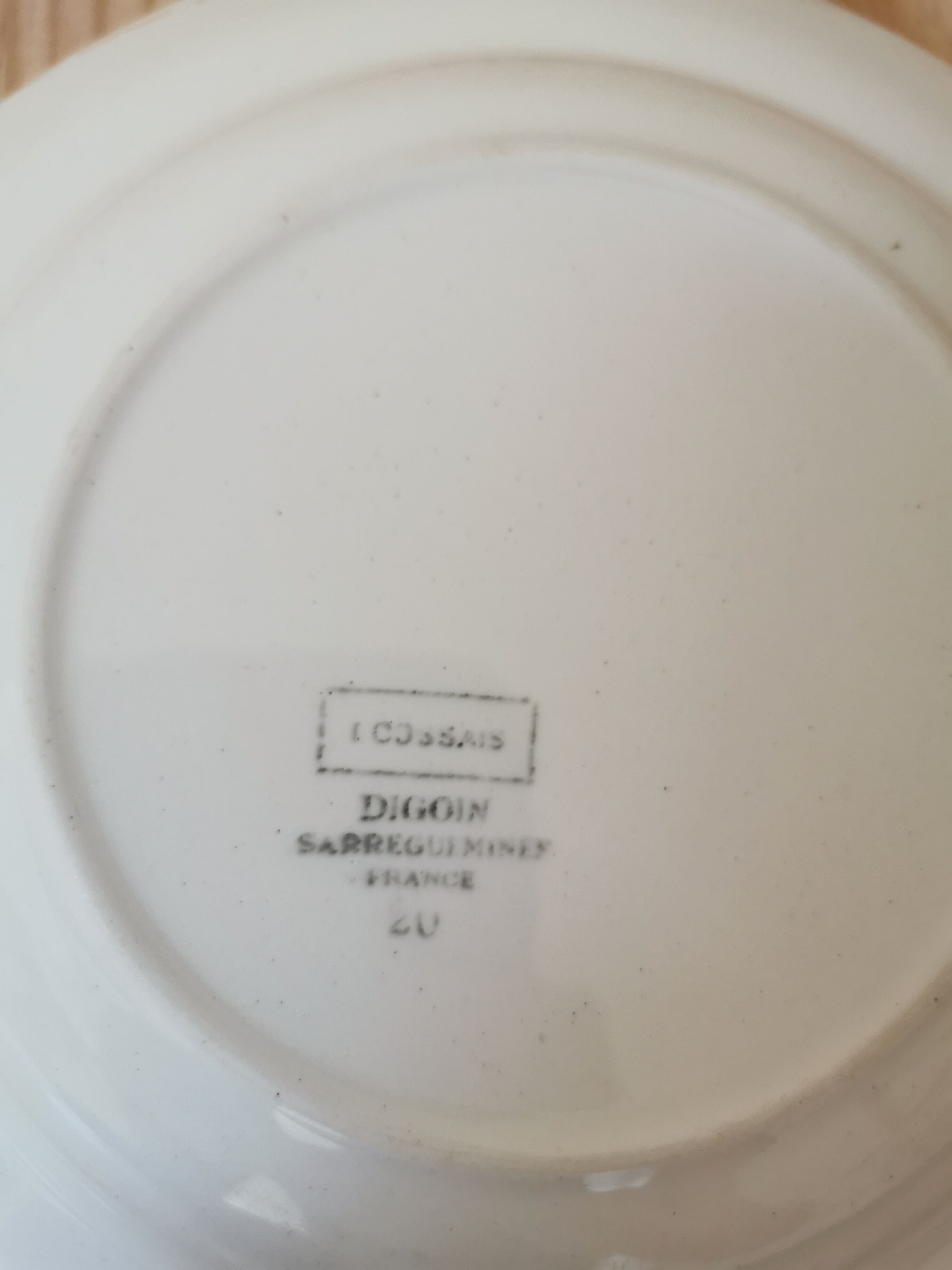 Mismatched vintage hollow plates