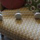 Coat rack vintage metal white 3 hooks