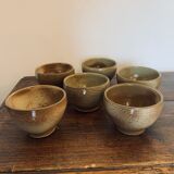 6 stoneware bowls