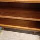 Vintage Danish bookcase / highboard with smoked glass doors