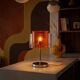 Orange and chrome plexiglass lamp from the 90s.